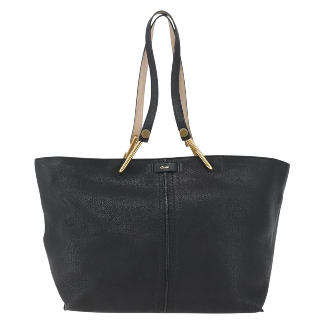 Chloe Keri Black Leather Tote Bag Made in Italy: Chloe Keri Black Leather Tote Bag Made in Italy The Chloe Keri Tote is crafted from black leather and designed for women. This Italian-made tote features a spacious interior and an elegant silhouette.