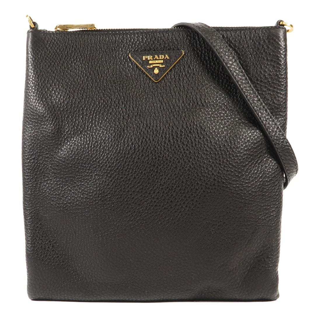 PRADA BT0998 Black Calfskin Leather Shoulder Bag GHW: PRADA BT0998 Black Calfskin Leather Shoulder Bag GHW This elegant PRADA shoulder bag is crafted from high-quality black calfskin leather, offering a luxurious touch and durability. The bag measures 10