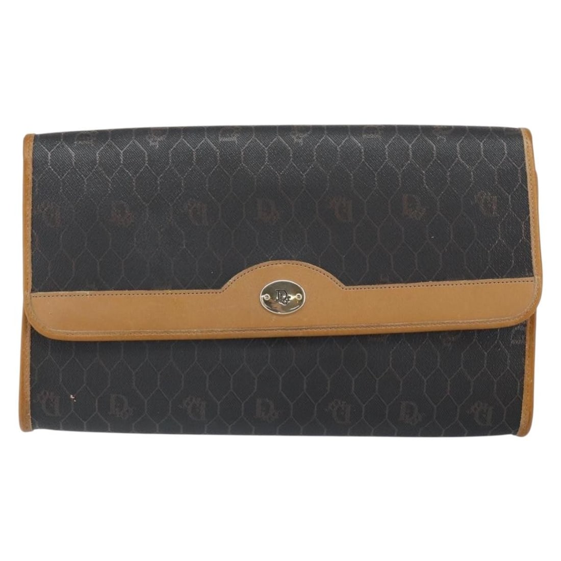 Vintage Honeycomb Chain Shoulder Bag Canvas Black by Christian Dior: Vintage Honeycomb Chain Shoulder Bag Canvas Black by Christian Dior This Christian Dior Vintage Honeycomb chain bag is crafted from black canvas and designed specifically for women. It features a dist