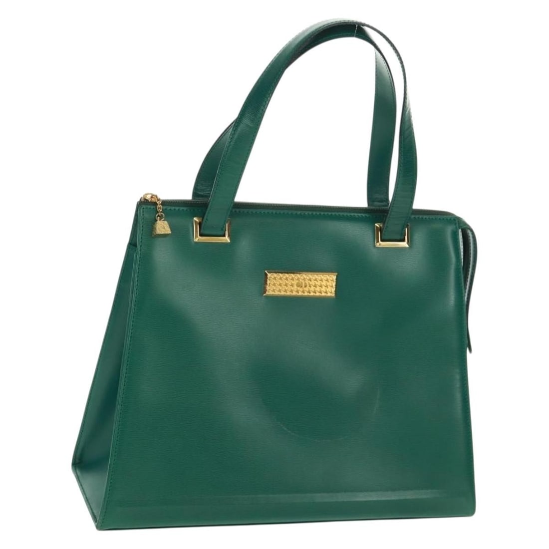 Green and Gold Leather Handbag by Christian Dior with Dust Bag (1 of 18)
