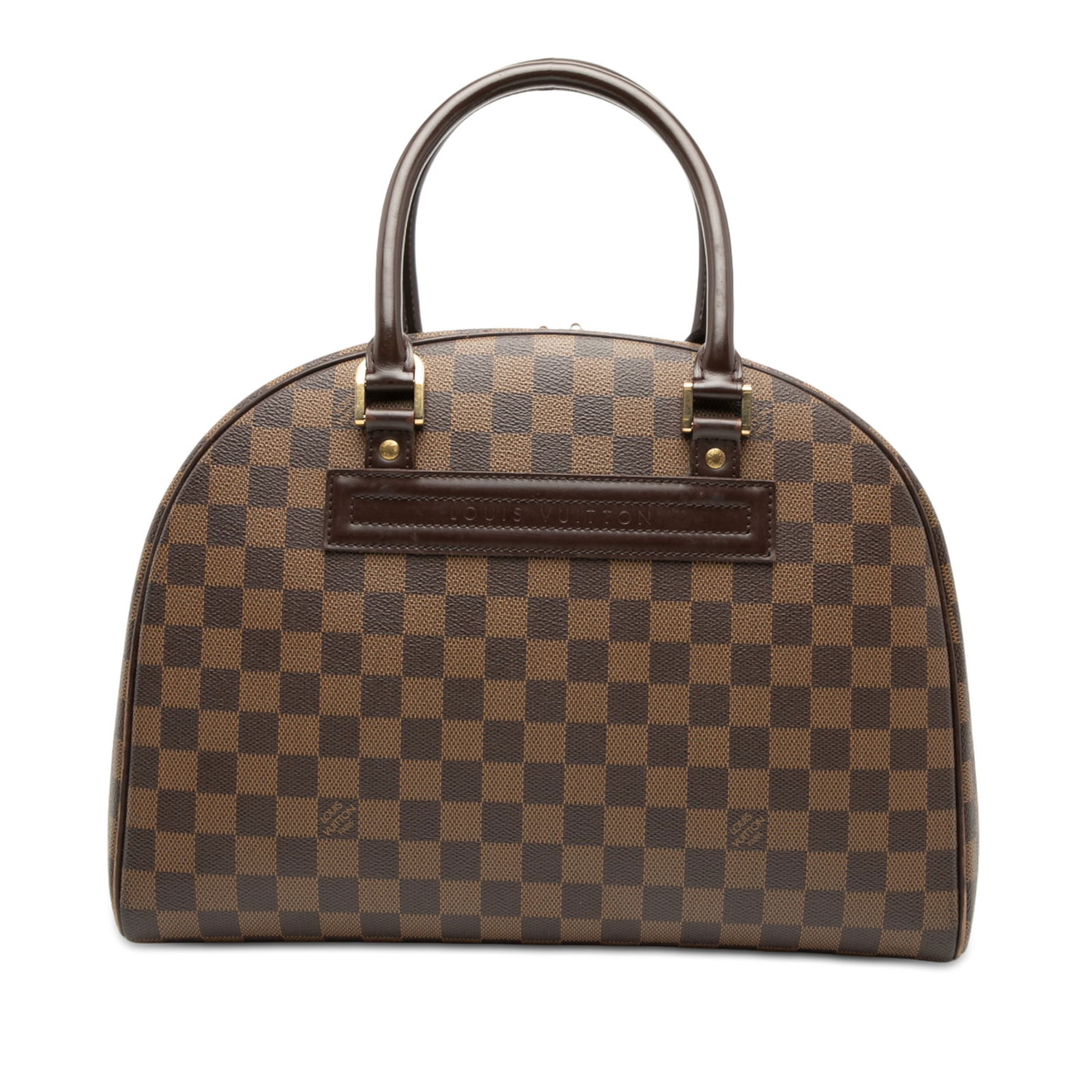 Damier Ebene Canvas Nolita Handbag with Leather Trim by Louis Vuitton (1 of 8)