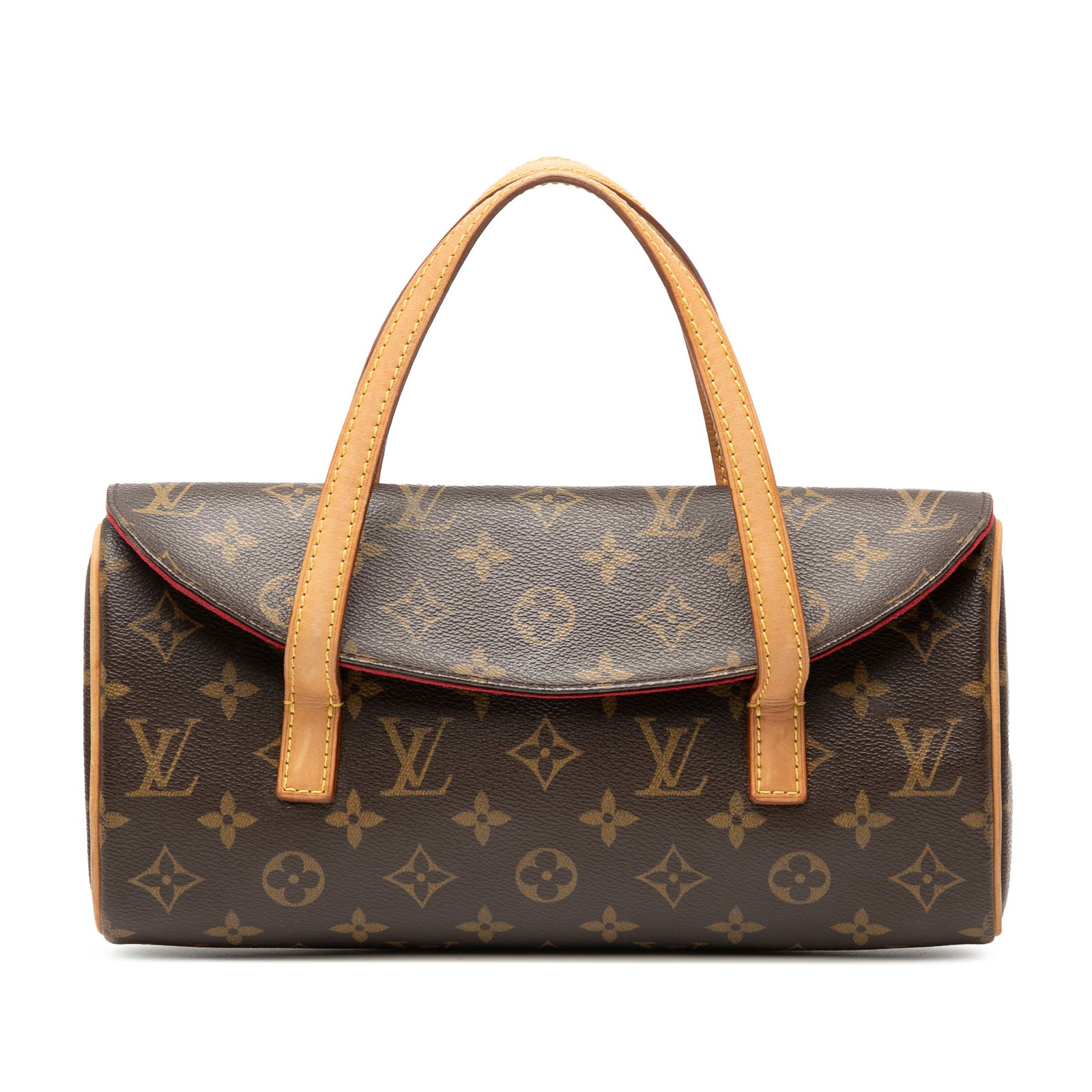 Louis Vuitton Sonatine Monogram Canvas Handbag with Leather Accents (1 of 7)