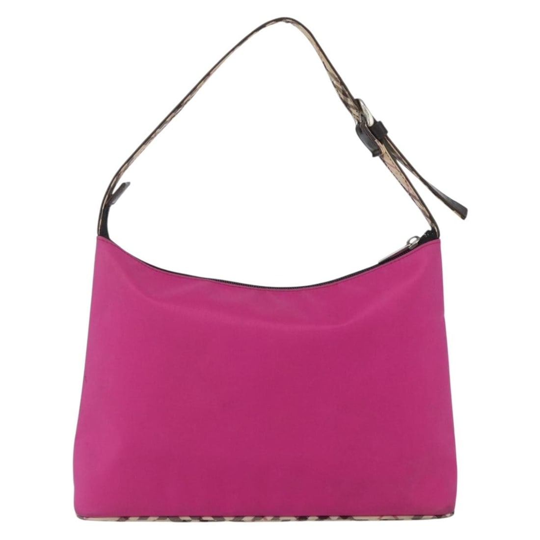 Burberry Nylon Shoulder Bag in Pink with Nova Check Pattern (1 of 18)
