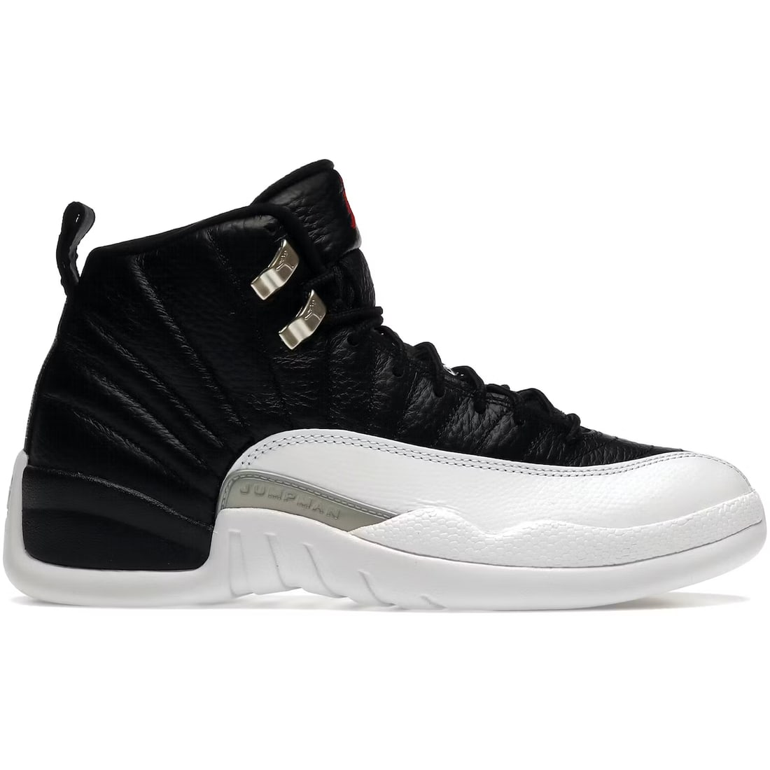 Air Jordan 12 Retro Playoff Sneakers by Nike: Air Jordan 12 Retro Playoff Sneakers by Nike Authentic Nike Jordan 12 Retro Playoffs sneakers in un-used and unworn condition. The pair is available in men's size 8 and women's size 9.5. Specification
