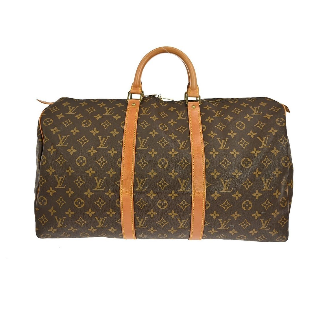 Keepall Travel Duffle 50cm Brown Canvas Unisex by Louis Vuitton (1 of 9)