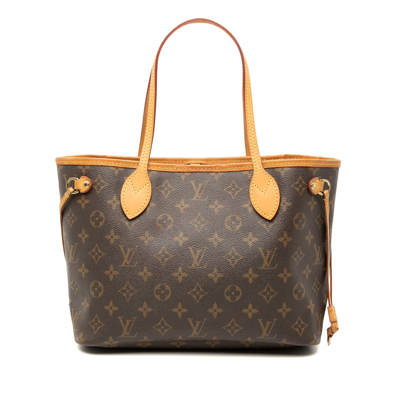 Louis Vuitton Neverfull PM Brown Monogram Canvas Tote Bag with Leather Trim (1 of 7)