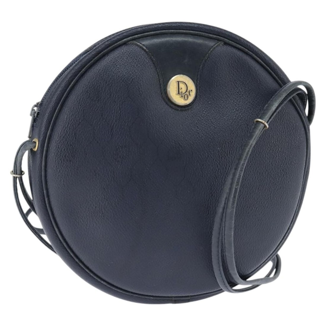 Dior Navy Honeycomb Canvas and Leather Vintage Shoulder Bag: Dior Navy Honeycomb Canvas and Leather Vintage Shoulder Bag This Christian Dior vintage Honeycomb shoulder bag features a navy PVC canvas exterior accented with leather details. Designed for women, th