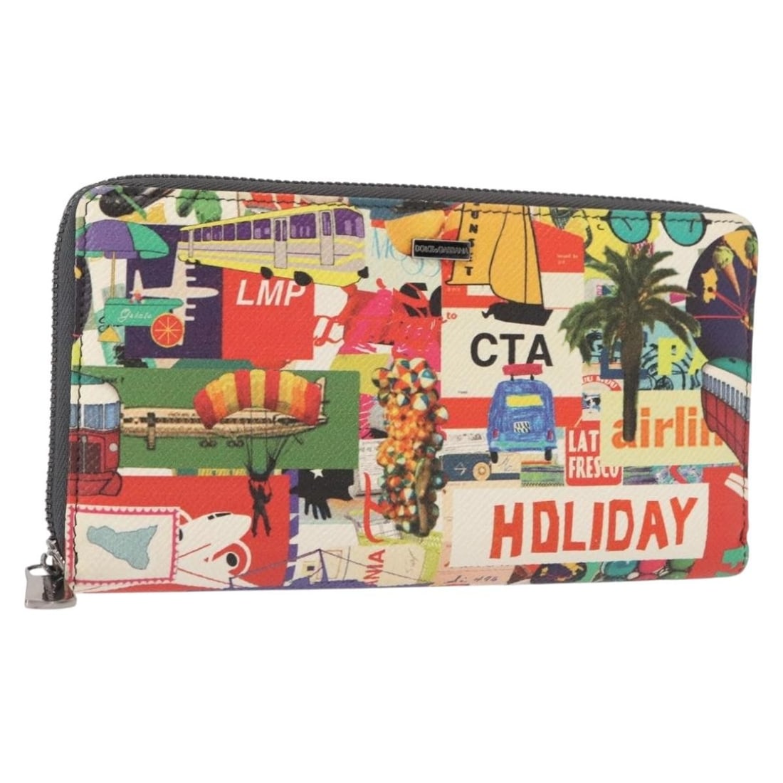 DOLCE&GABBANA Multicolor Leather Long Wallet Made in Italy: DOLCE&GABBANA Multicolor Leather Long Wallet Made in Italy This authentic DOLCE&GABBANA long wallet showcases a stunning multicolor design crafted from high-quality leather. Made in Italy, this stylis