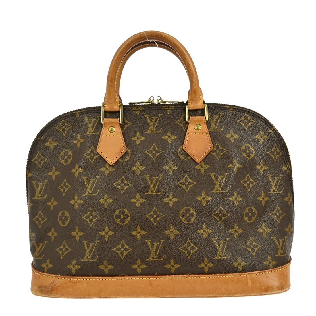 Louis Vuitton Alma Brown Canvas Handbag 32cm by 23.5cm by 16cm (1 of 8)