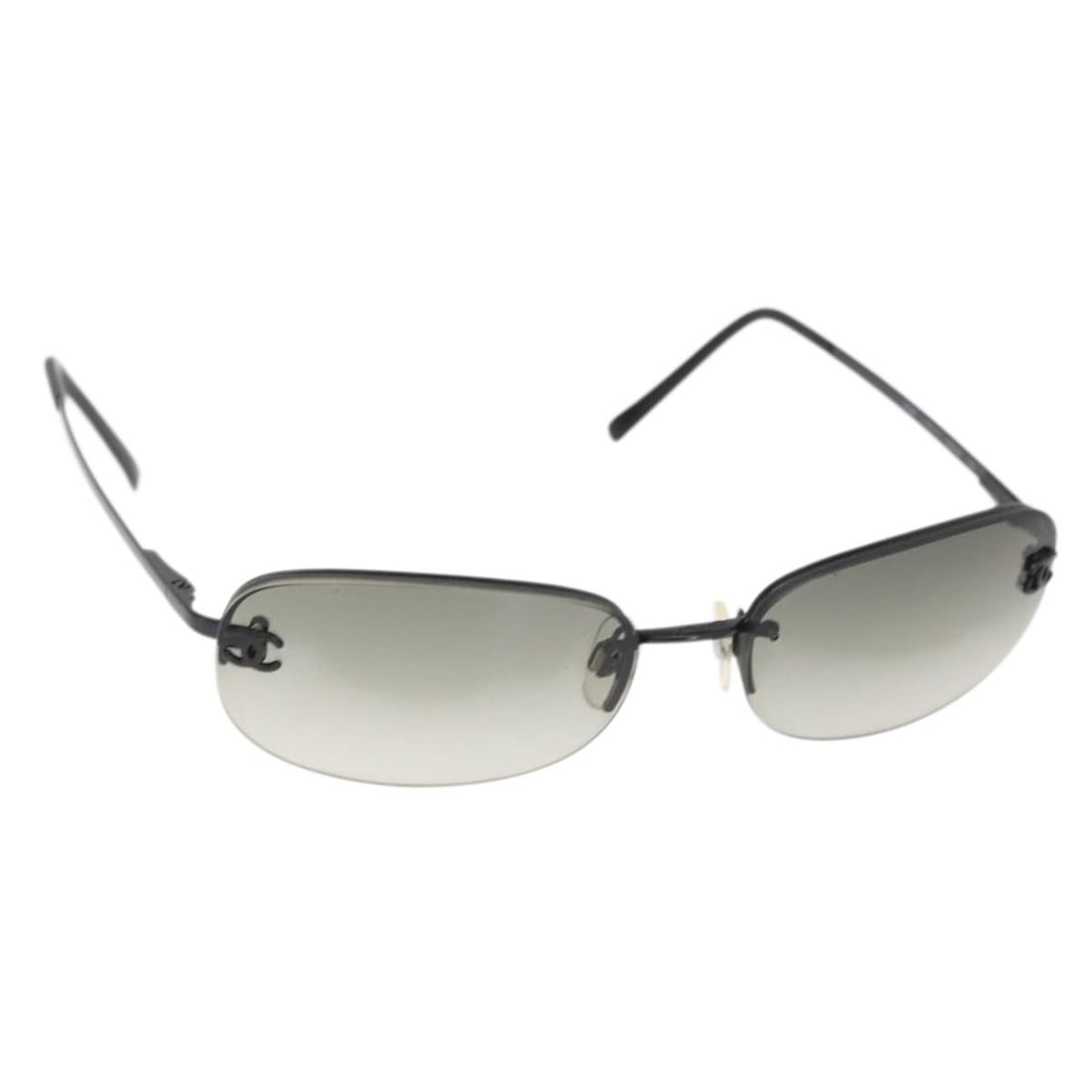 Black Plastic CHANEL SW2100V Sunglasses with Case Made in Italy (1 of 15)