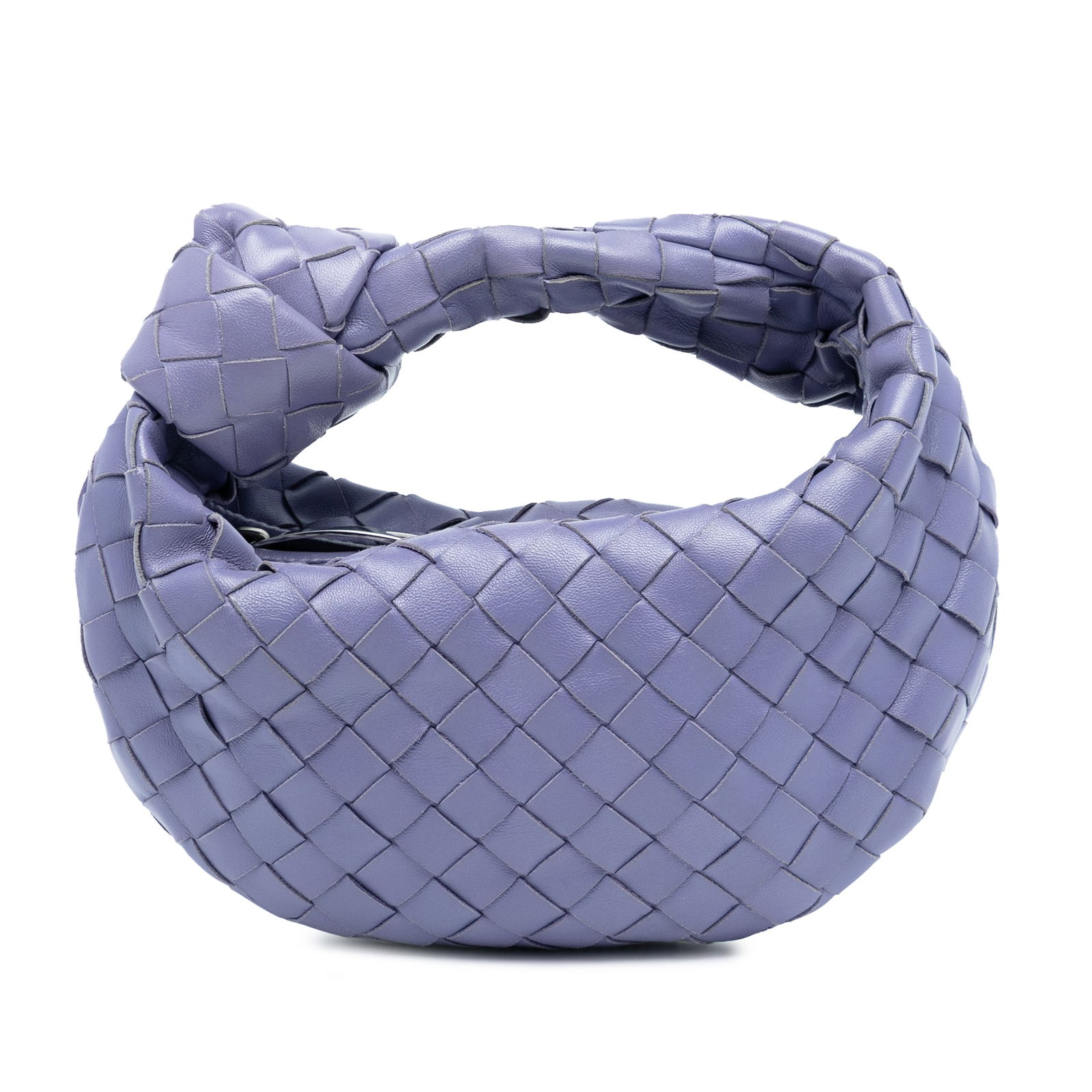 Bottega Veneta Mini Jodie Purple Woven Nappa Leather Bag (1 of 7)
