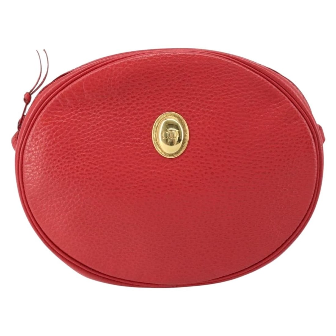 Red Leather Shoulder Bag by Christian Dior Vintage Model: Red Leather Shoulder Bag by Christian Dior Vintage Model This Christian Dior vintage shoulder bag for women features a red leather exterior with subtle signs of wear including slight rubbing and minor