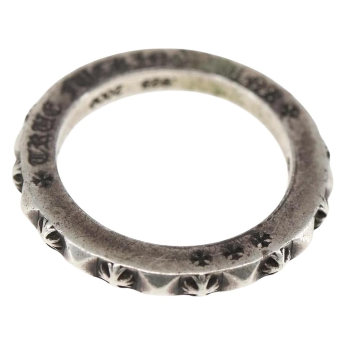 Chrome Hearts CH Plus Punk Silver 14 JP Size Ag925 Ring: Chrome Hearts CH Plus Punk Silver 14 JP Size Ag925 Ring This Chrome Hearts TFP CH Plus Punk Ring is crafted from Ag925 sterling silver and features a punk-inspired design. The ring is a Japanese size