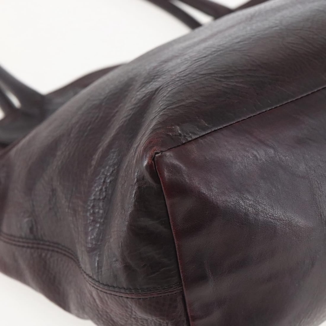 Chrome Hearts Black Leather Tote Bag Crosspatch Authenticated - 11