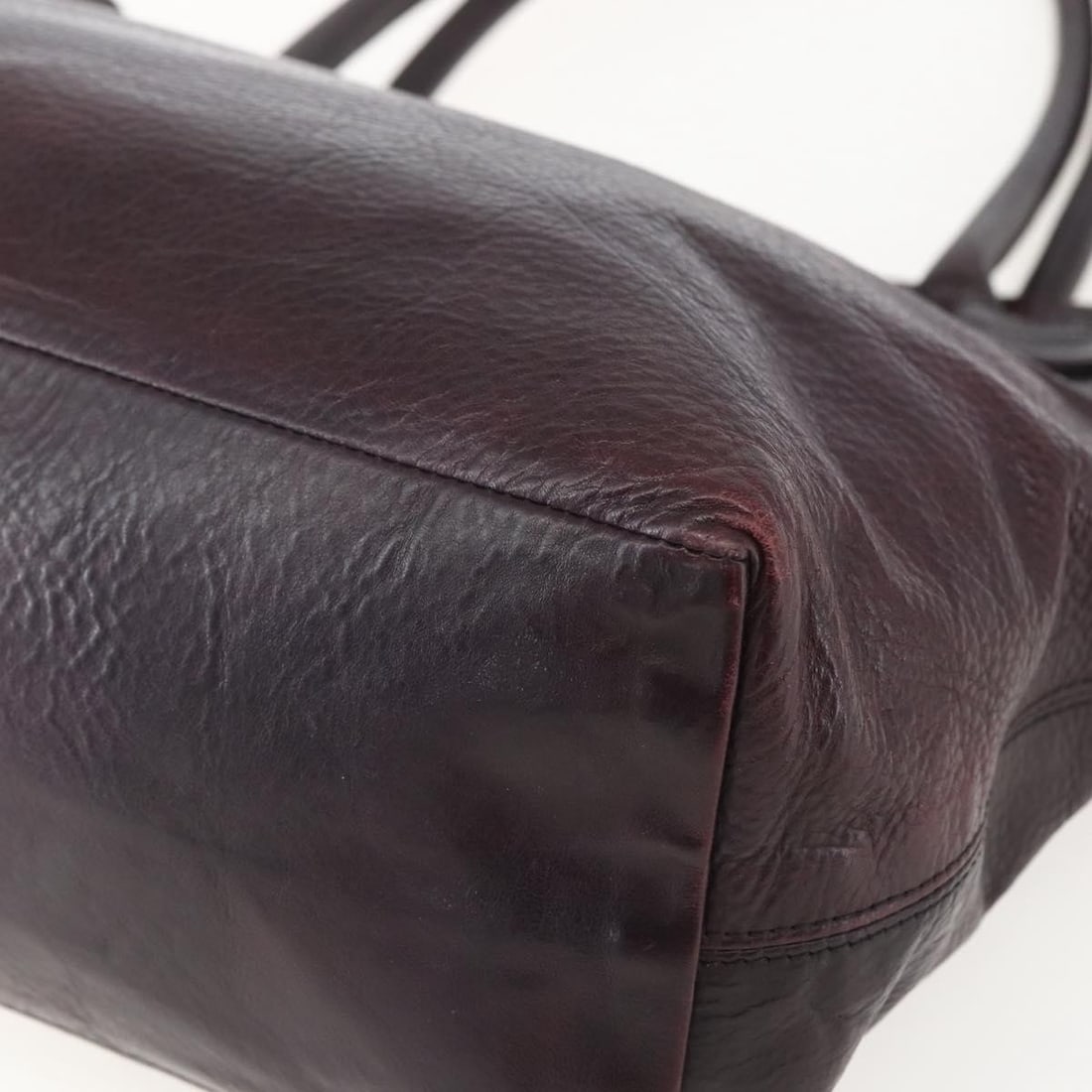 Chrome Hearts Black Leather Tote Bag Crosspatch Authenticated - 12