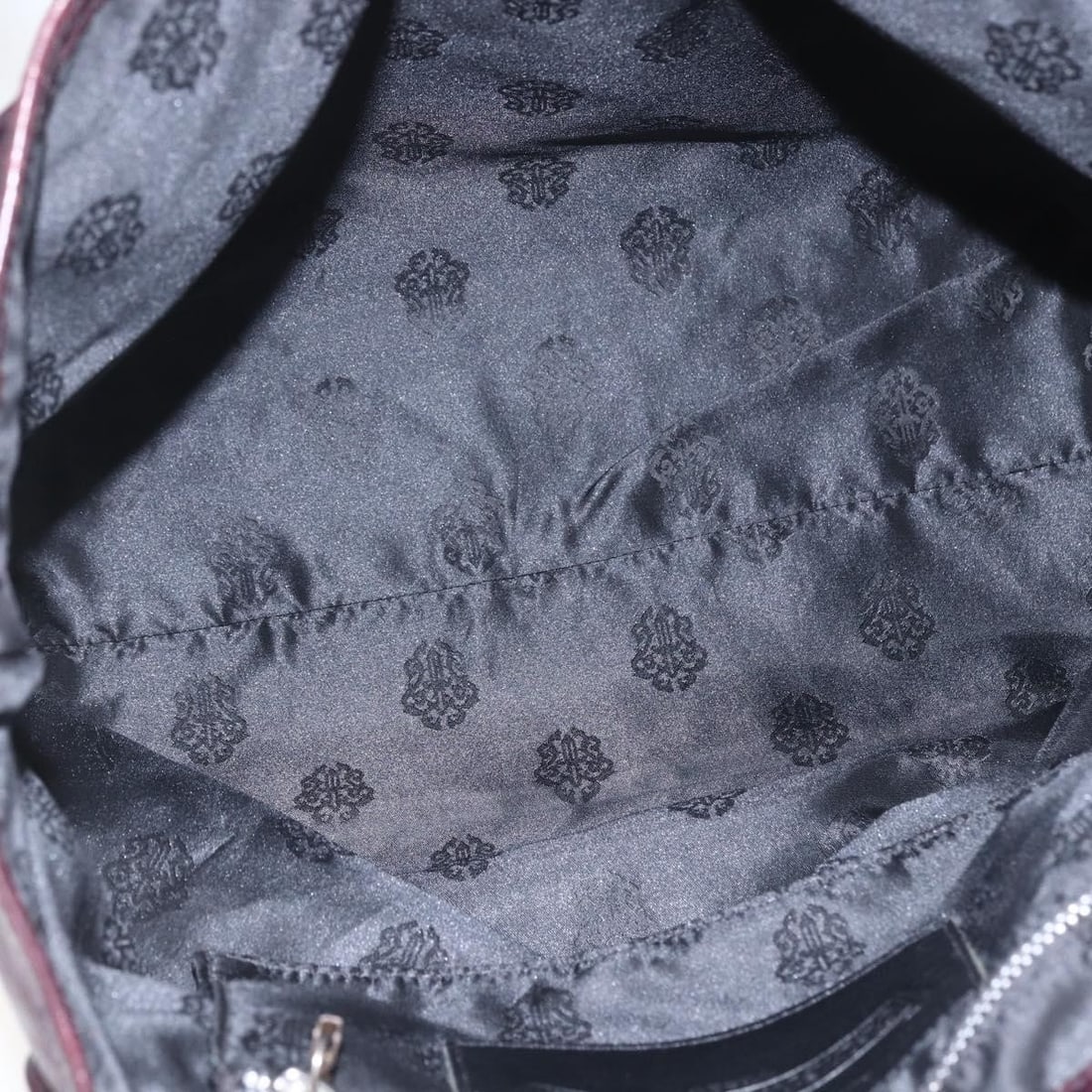 Chrome Hearts Black Leather Tote Bag Crosspatch Authenticated - 16