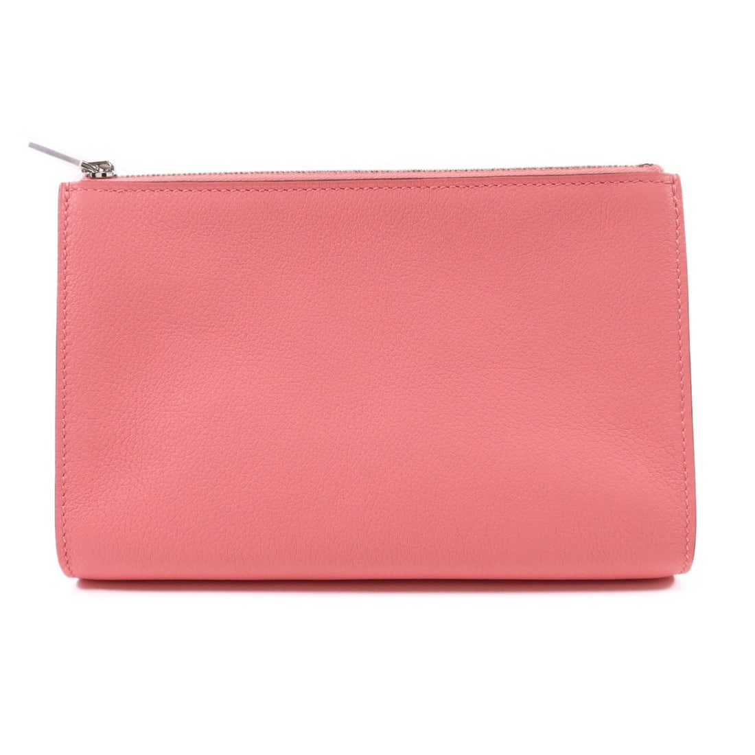 HERMES Zipengo Pouch Clutch Bag Evercolor Leather Pink: HERMES Zipengo Pouch Clutch Bag Evercolor Leather Pink This exquisite HERMES Zipengo Pouch Clutch Bag is crafted from high-quality Evercolor leather, showcasing a stunning Rose Azalee pink hue. With a