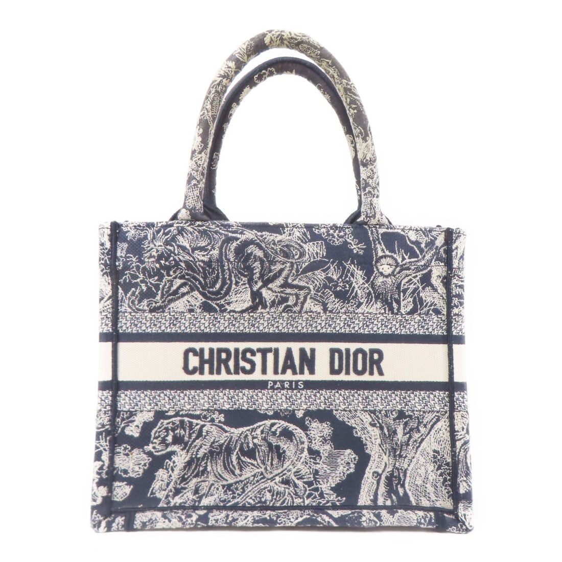 Christian Dior CD Book Tote Small Black Canvas Handbag: Christian Dior CD Book Tote Small Black Canvas Handbag Introducing the Christian Dior CD Book Tote Small Handbag, a stylish and functional accessory crafted from high-quality canvas. This chic handbag
