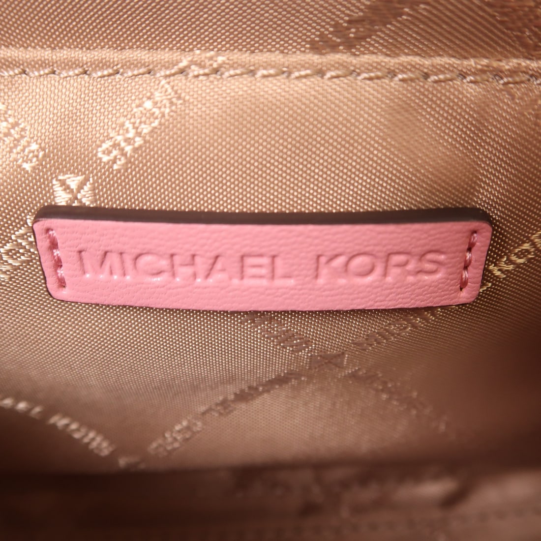 Michael Kors Whitney Pink Calfskin Shoulder Bag with Gold Hardware - 6
