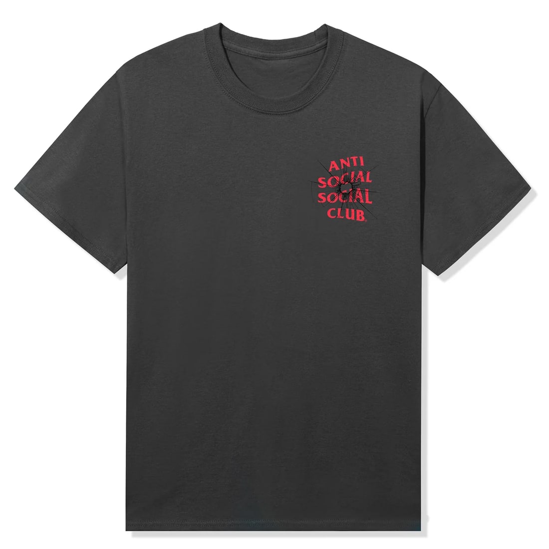 Theories Charcoal T Shirt by Anti Social Social Club in XL: Theories Charcoal T Shirt by Anti Social Social Club in XL This Anti Social Social Club Theories Charcoal Tee is made from soft, premium cotton. It features a minimalist front and a bold graphic on th