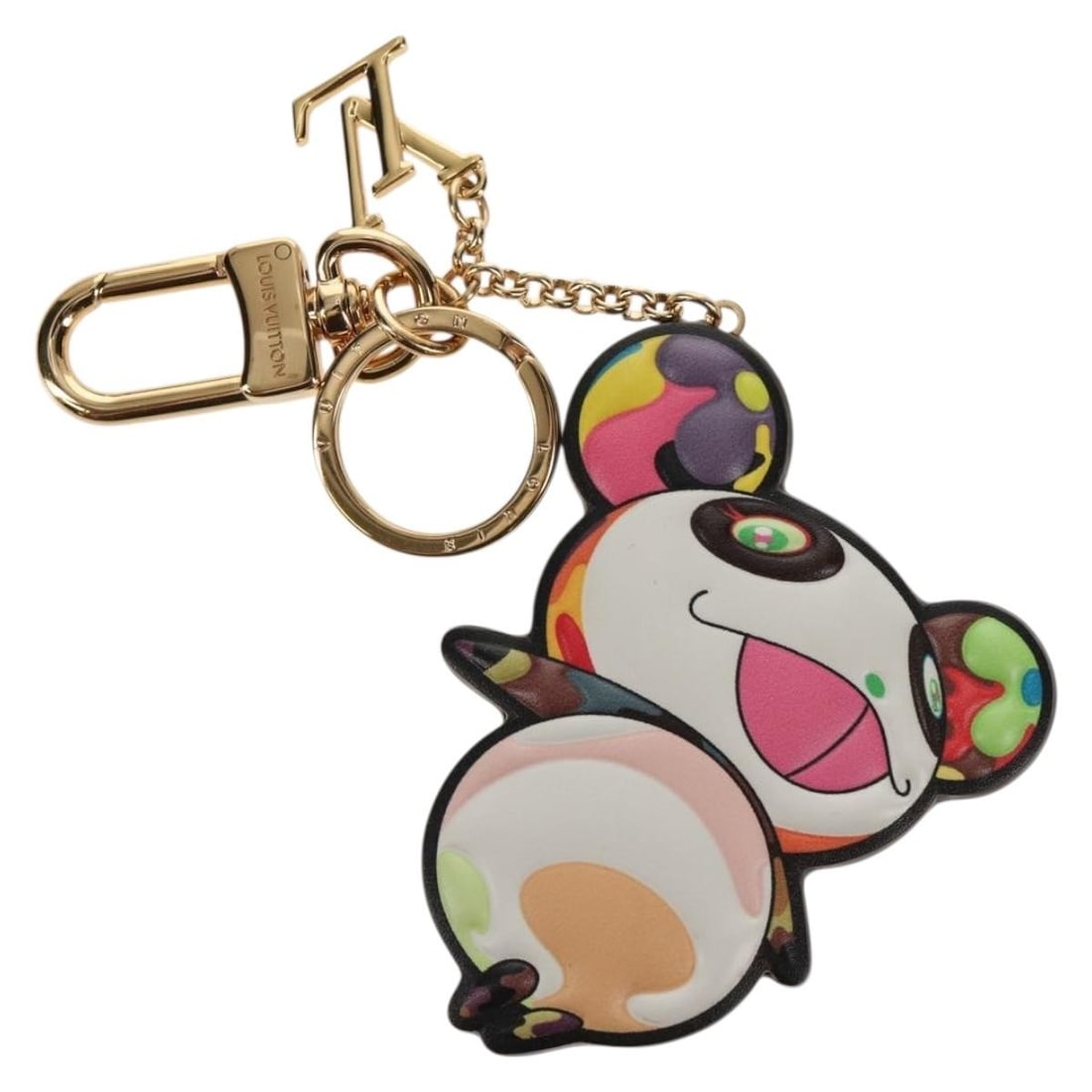 LOUIS VUITTON Monogram Key Holder M02467 Multicolor Italy Auth (1 of 11)