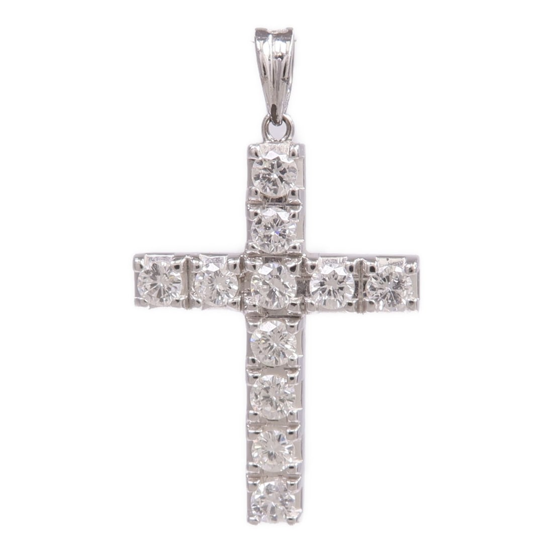 Diamond Pendant Top Crafted in 14K White Gold (1 of 6)