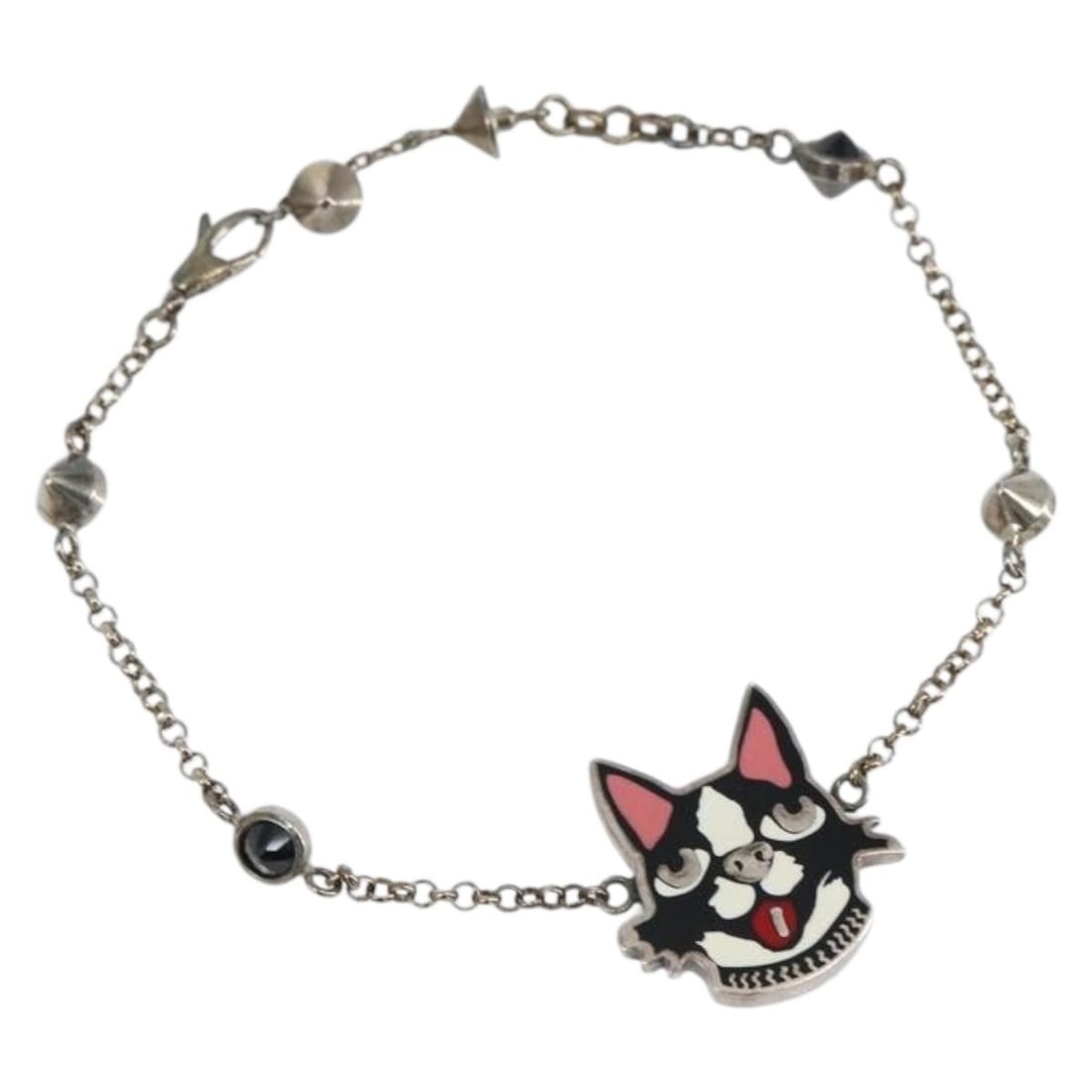 Bosco Orso Ag925 Silver Bracelet by Gucci Italy: Bosco Orso Ag925 Silver Bracelet by Gucci Italy This authentic Gucci bracelet is crafted from 925 sterling silver and features the BOSCO & ORSO design. Made in Italy, it has a total length of approxim