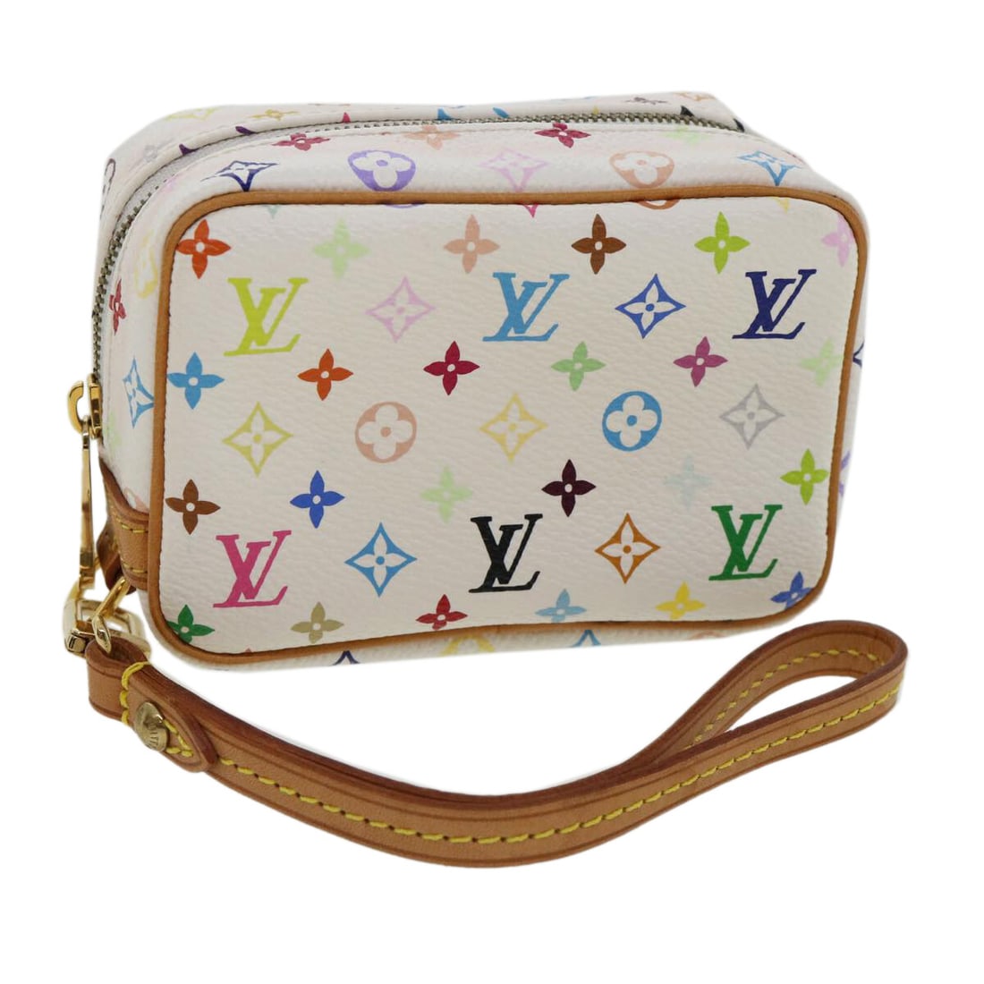 Louis Vuitton Multicolor Canvas Wapity Trousse Pouch 10.5cm by 8cm by 5cm: Louis Vuitton Multicolor Canvas Wapity Trousse Pouch 10.5cm by 8cm by 5cm This Louis Vuitton Wapity Trousse Pouch features the iconic Monogram Multicolor canvas design, tailored for women. It offers c
