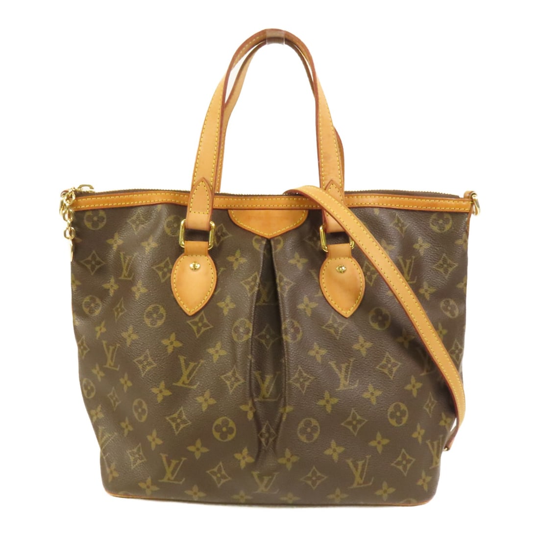 Louis Vuitton Palermo PM Monogram Canvas Two Way Bag M40145 Brown (1 of 18)