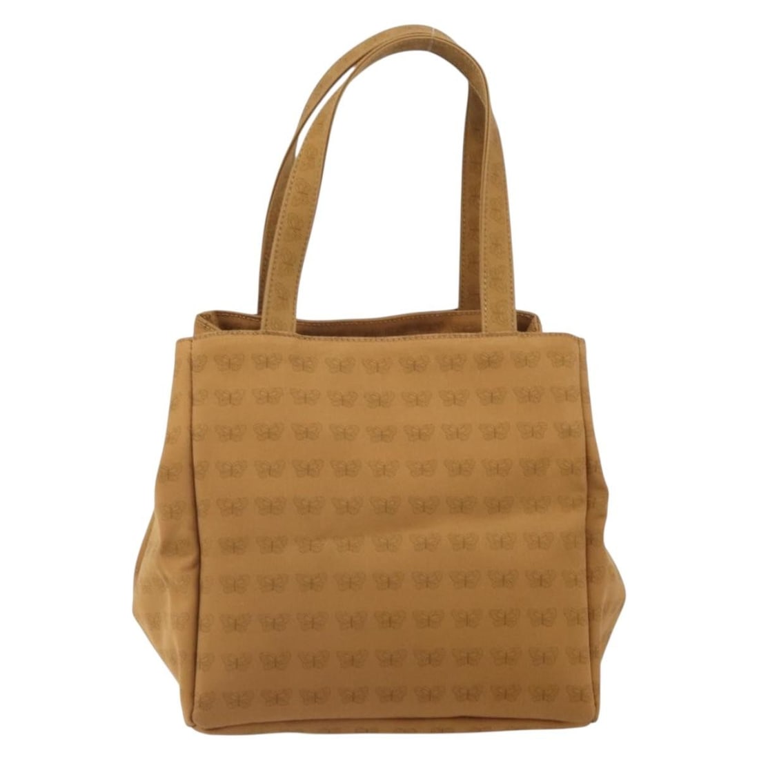 Vintage Bottega Veneta Brown Canvas Handbag 21cm by 18cm (1 of 18)