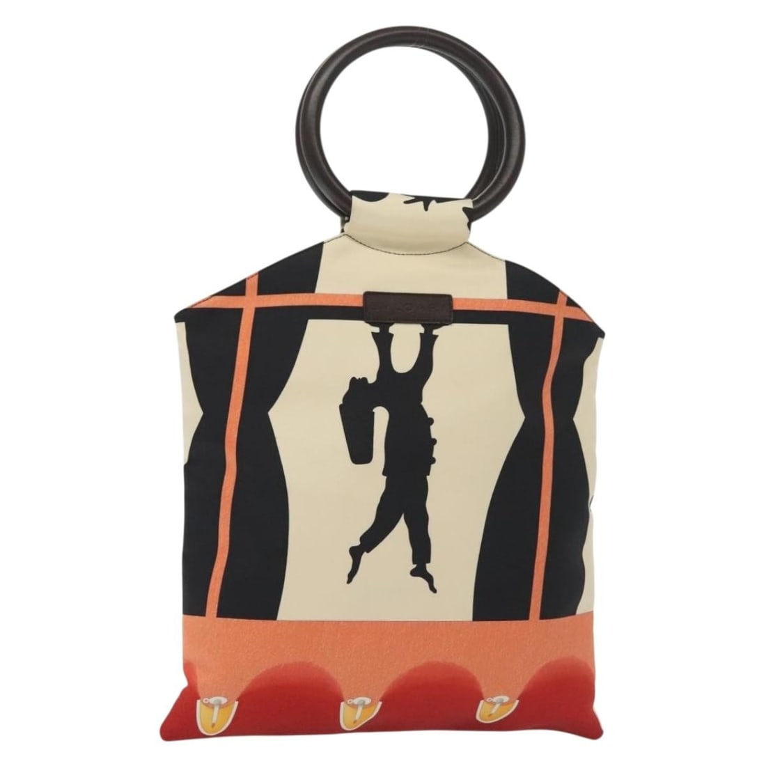 BVLGARI Ivory Canvas Hand Bag Made in Italy: BVLGARI Ivory Canvas Hand Bag Made in Italy This BVLGARI hand bag is crafted from durable canvas in an elegant ivory color. Designed for both style and functionality, it features a spacious interior s