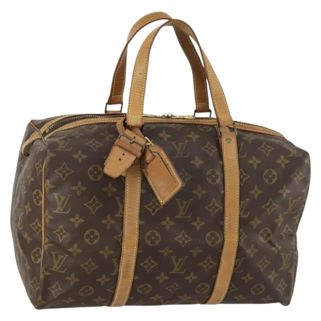 Monogram Canvas Sac Souple Bag by Louis Vuitton Brown Unisex: Monogram Canvas Sac Souple Bag by Louis Vuitton Brown Unisex This Louis Vuitton Sac Souple handbag features the classic monogram canvas design in brown. Designed for unisex use, it is crafted from dur