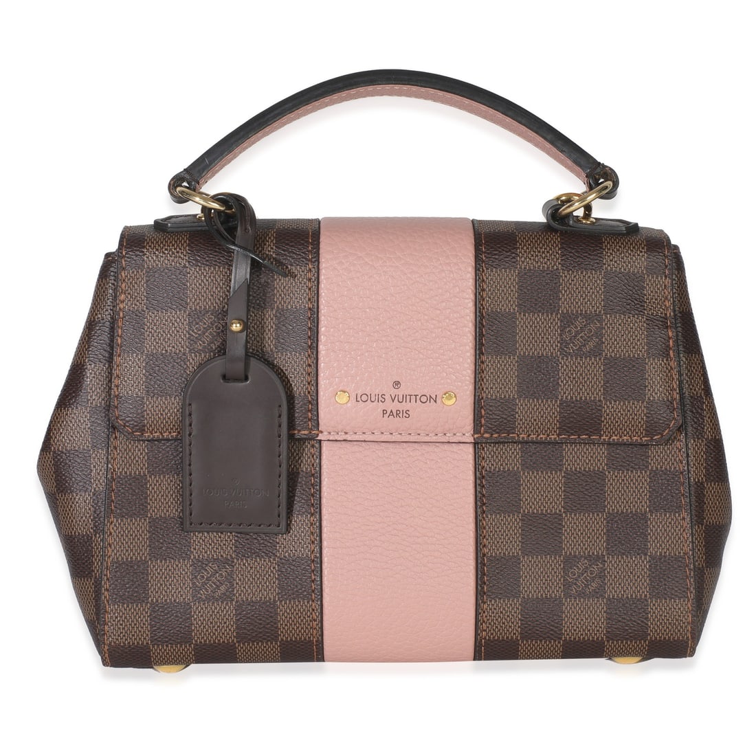 Louis Vuitton Bond Street BB Ebene Damier Magnolia Crossbody Bag: Louis Vuitton Bond Street BB Ebene Damier Magnolia Crossbody Bag Introducing the exquisite Louis Vuitton Ebene Damier and Magnolia Bond Street BB handbag, a perfect blend of functionality and style. T