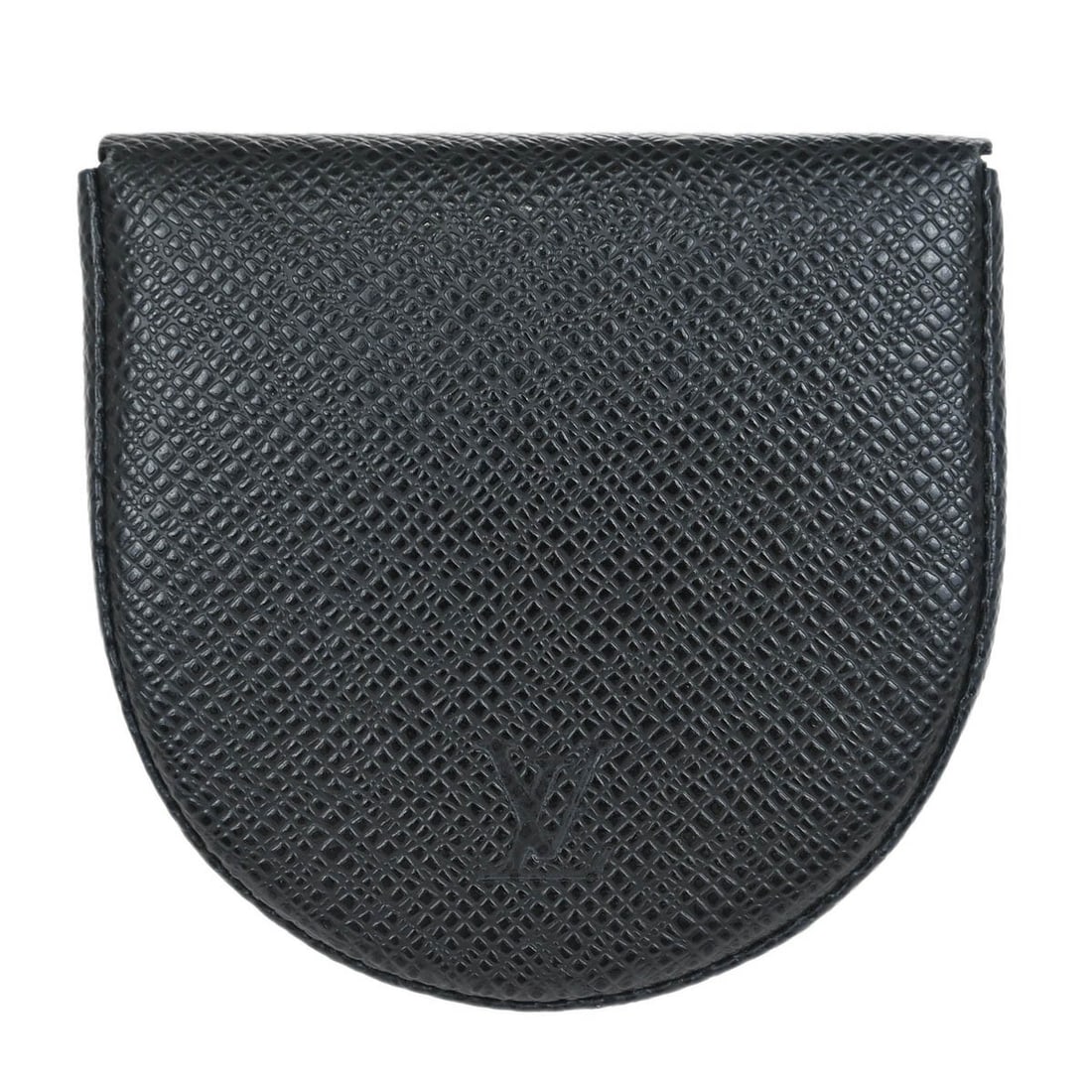 Louis Vuitton Taiga Coin Purse Wallet M64422 Black Leather: Louis Vuitton Taiga Coin Purse Wallet M64422 Black Leather This Louis Vuitton Taiga Porte Monnaie Cuvette Coin Purse is a stylish and practical accessory. Crafted from durable Taiga leather in a sleek