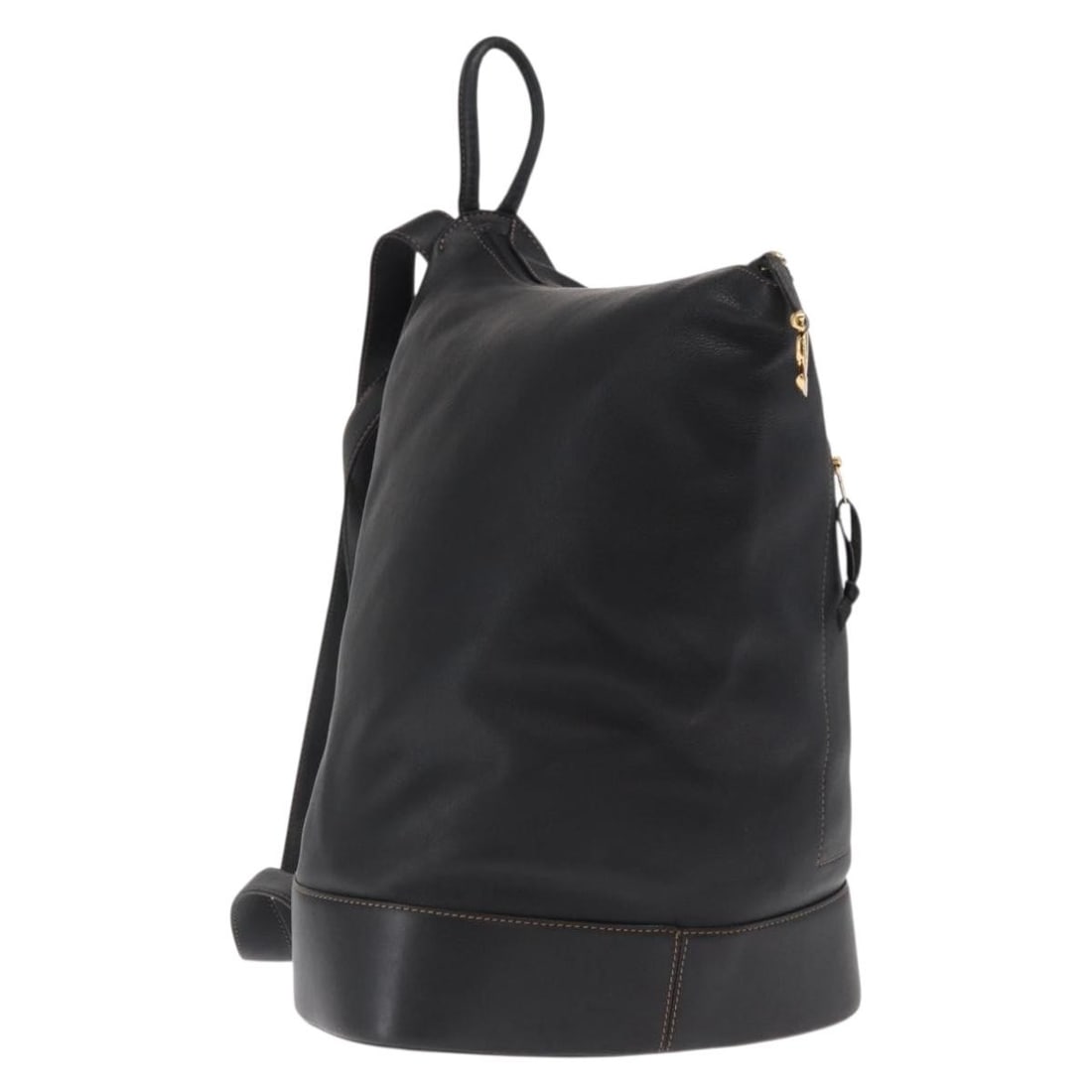 Loewe Anton Black Leather Backpack with Gold Accents (1 of 18)