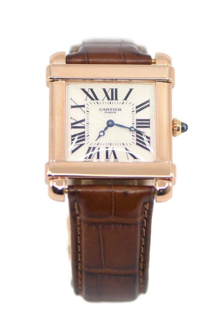 Cartier Chinoise 18K Rose Gold Automatic Watch 2684G with Box and Papers: Cartier Chinoise 18K Rose Gold Automatic Watch 2684G with Box and Papers Introducing the exquisite Cartier Chinoise 18K Rose Gold Watch, model 2684G. This stunning wristwatch features a mechanical (au