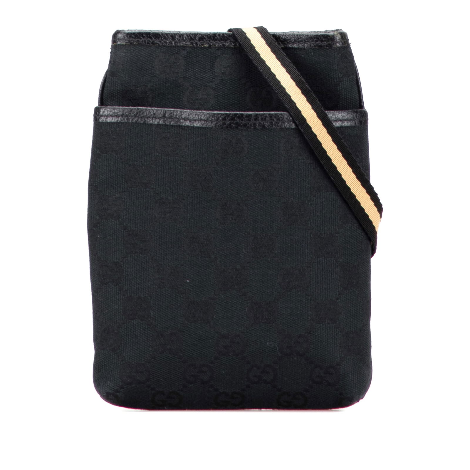 Gucci GG Canvas Web Crossbody Bag Black Italy: Gucci GG Canvas Web Crossbody Bag Black Italy Elevate your accessory collection with this Gucci GG Canvas Web Crossbody bag. Crafted in Italy, this stylish crossbody features a durable canvas body acc