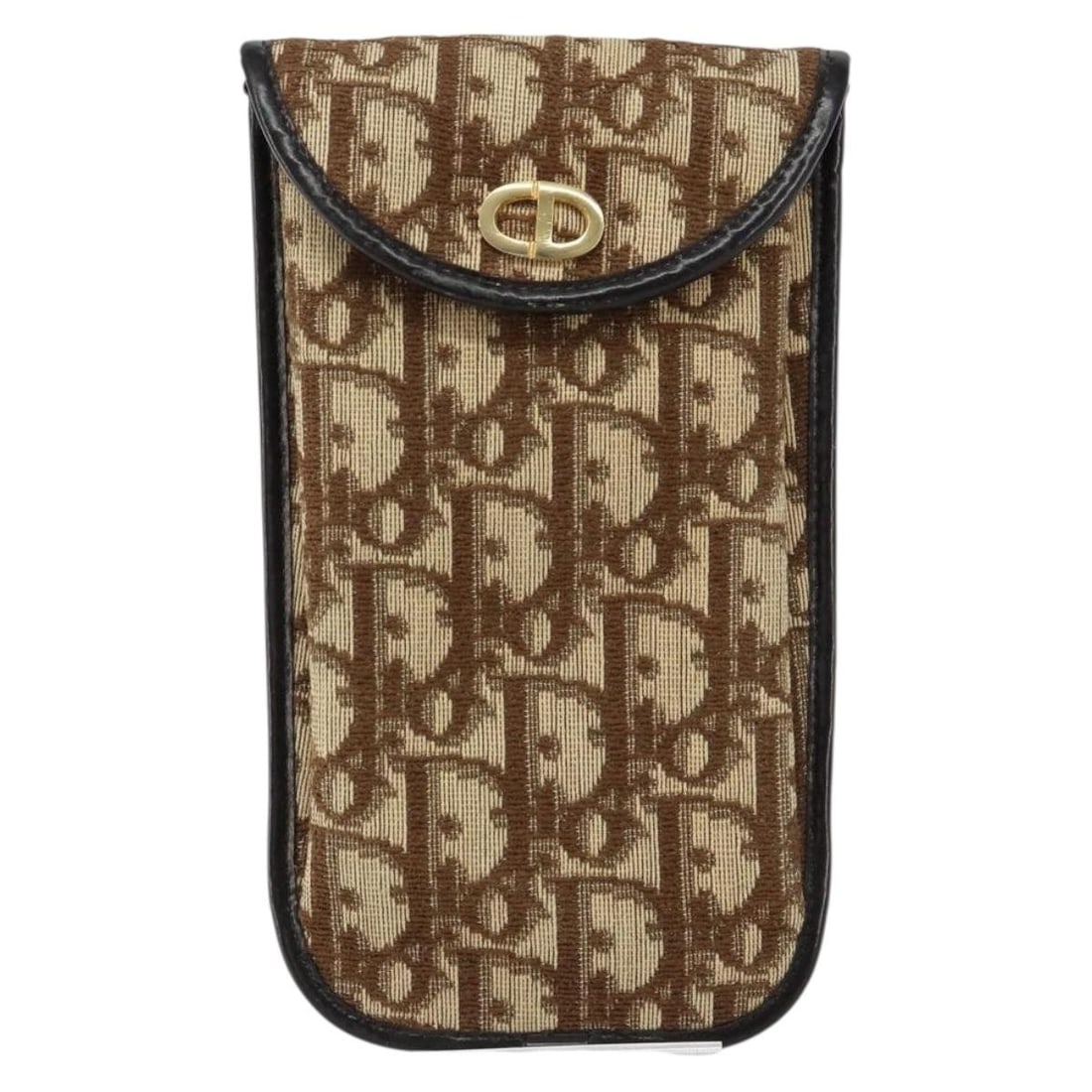 Trotter Beige Canvas Pouch by Christian Dior 11cm x 18cm x 11cm: Trotter Beige Canvas Pouch by Christian Dior 11cm x 18cm x 11cm This Christian Dior Trotter pouch features a beige canvas exterior designed for women. The pouch is pre-owned and shows visible signs of