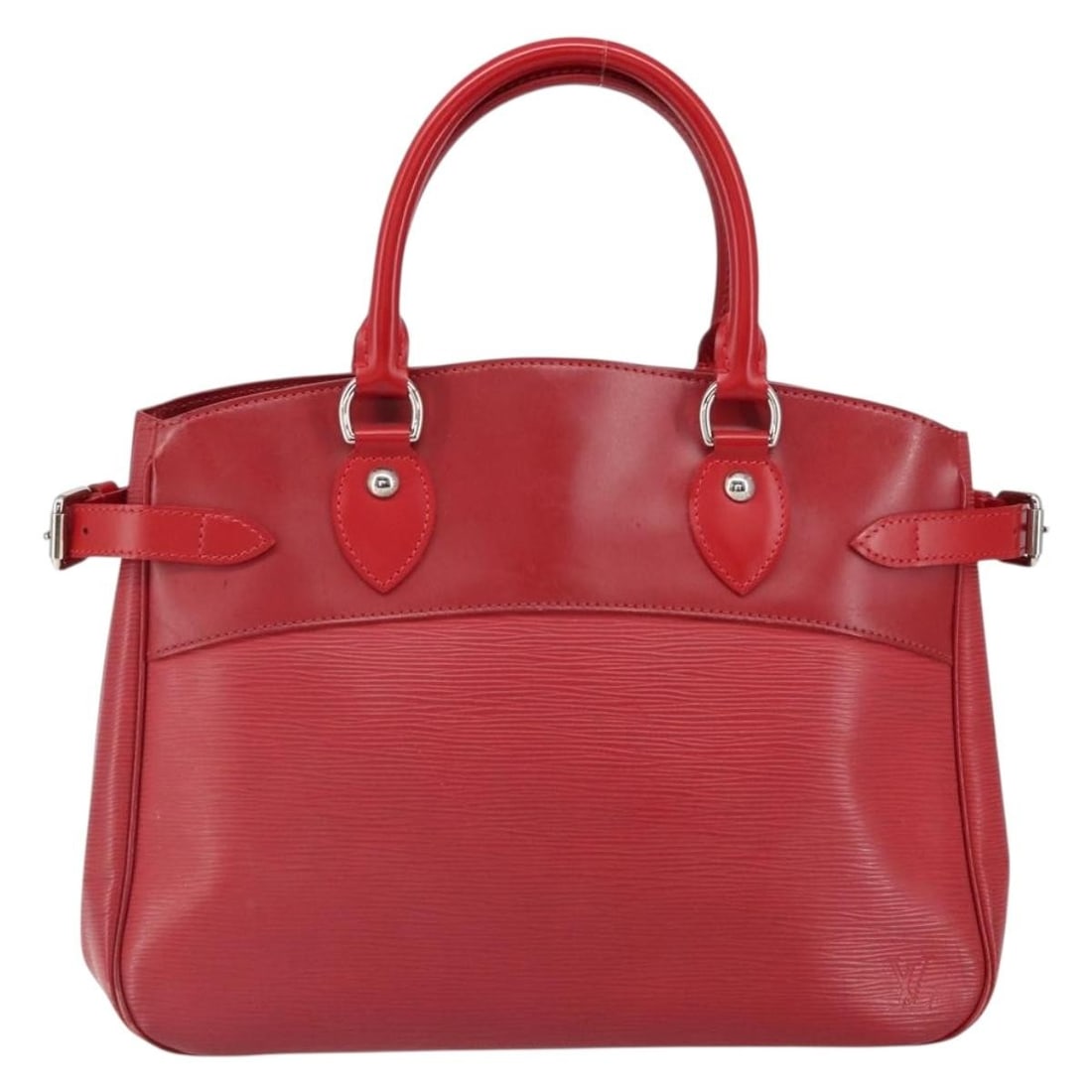 Red Louis Vuitton Passy Tote Bag in Epi Leather: Red Louis Vuitton Passy Tote Bag in Epi Leather The Louis Vuitton Passy Tote in Epi leather is a red handbag designed for women. It features a spacious interior and classic lines, crafted from high-qu