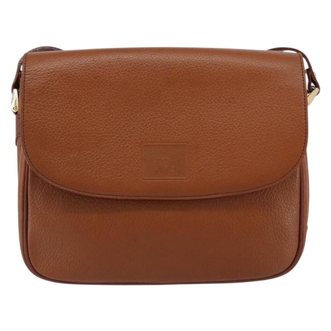 Brown Leather Shoulder Bag by Burberry Vintage Model 23cm by 18cm by 7cm: Brown Leather Shoulder Bag by Burberry Vintage Model 23cm by 18cm by 7cm This vintage Burberry shoulder bag for women is crafted from brown leather and features a classic design. It shows minor signs