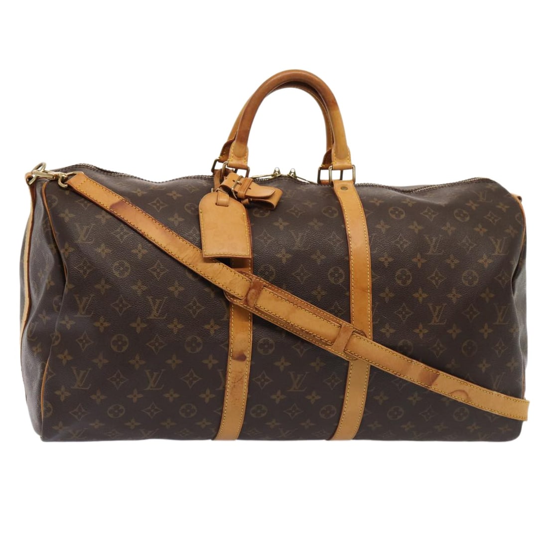 Louis Vuitton Monogram Canvas Keepall Bandouliere Travel Bag 55cm (1 of 18)