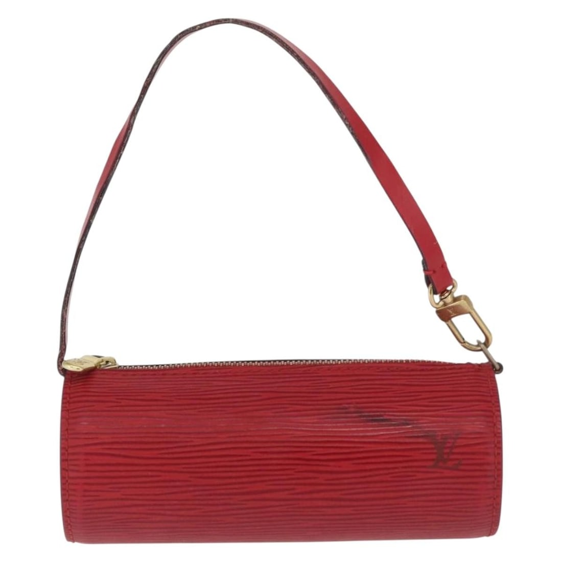 Red Louis Vuitton Soufflot Leather Pochette Handbag 15cm (1 of 18)