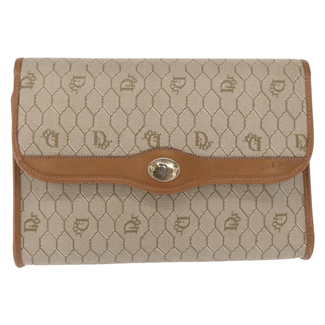 Christian Dior Beige PVC Honeycomb Chain Shoulder Bag Vintage: Christian Dior Beige PVC Honeycomb Chain Shoulder Bag Vintage This Christian Dior vintage Honeycomb chain bag for women features beige PVC material with a classic design. It includes a shoulder strap