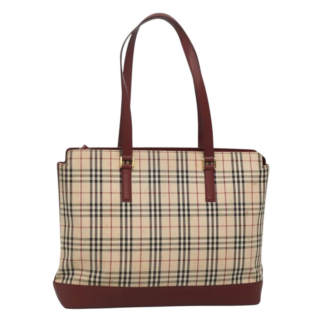 Burberry Nova Check Canvas Tote Bag Beige 37cm x 26cm x 9cm (1 of 18)