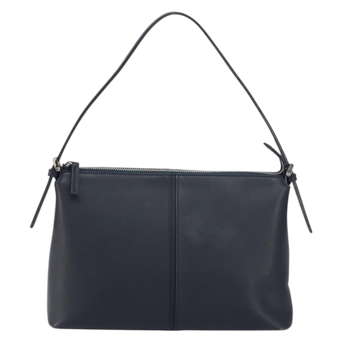 Navy Leather Shoulder Bag by Burberry Vintage Model (1 of 18)
