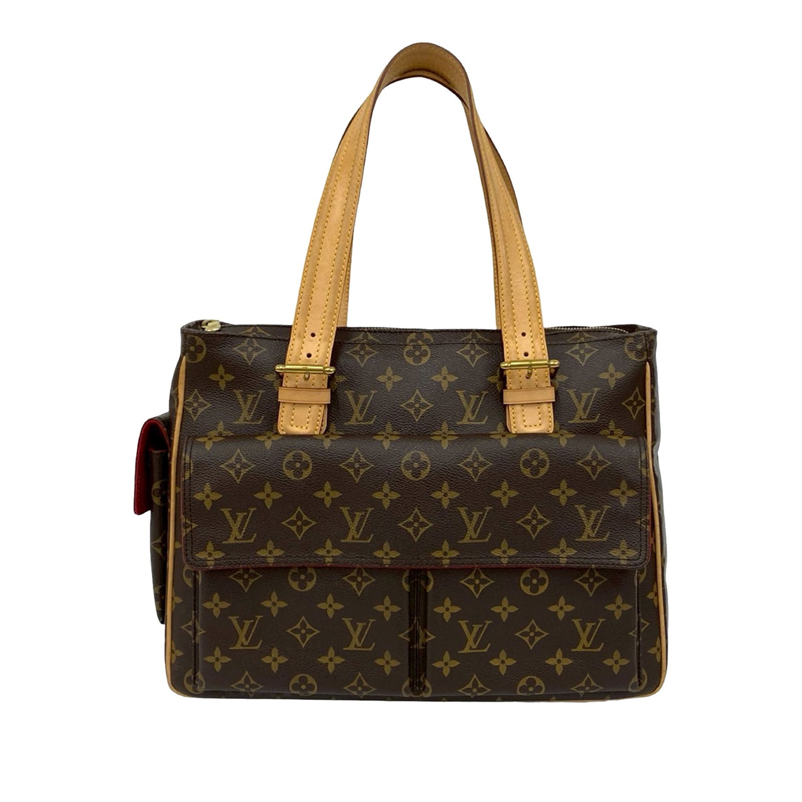 Louis Vuitton Multipli Cite Monogram Canvas Handbag with Vachetta Leather Trim (1 of 10)
