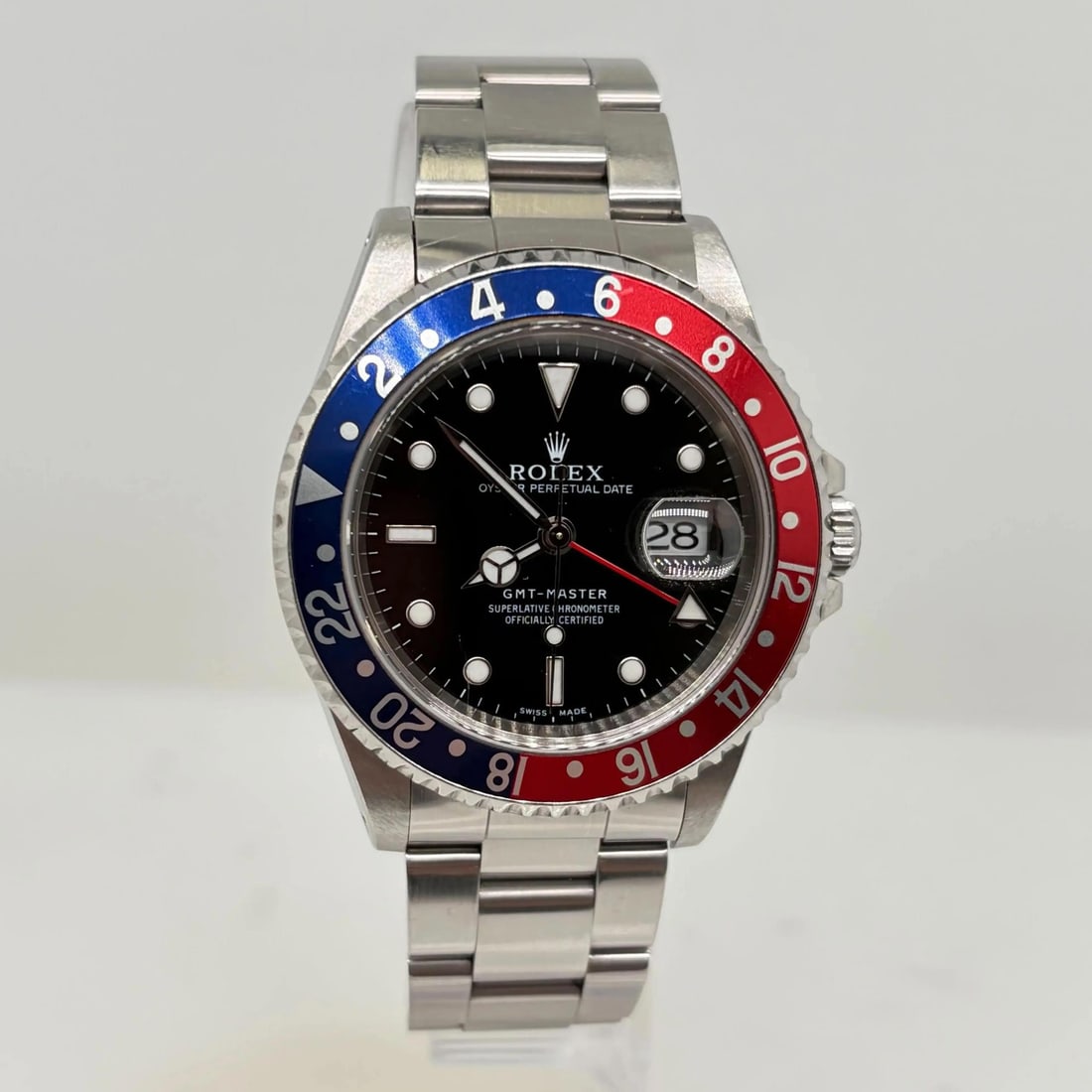 Pepsi Bezel Rolex GMT-Master 16700 Steel Automatic 40mm Black Dial Watch (1 of 11)