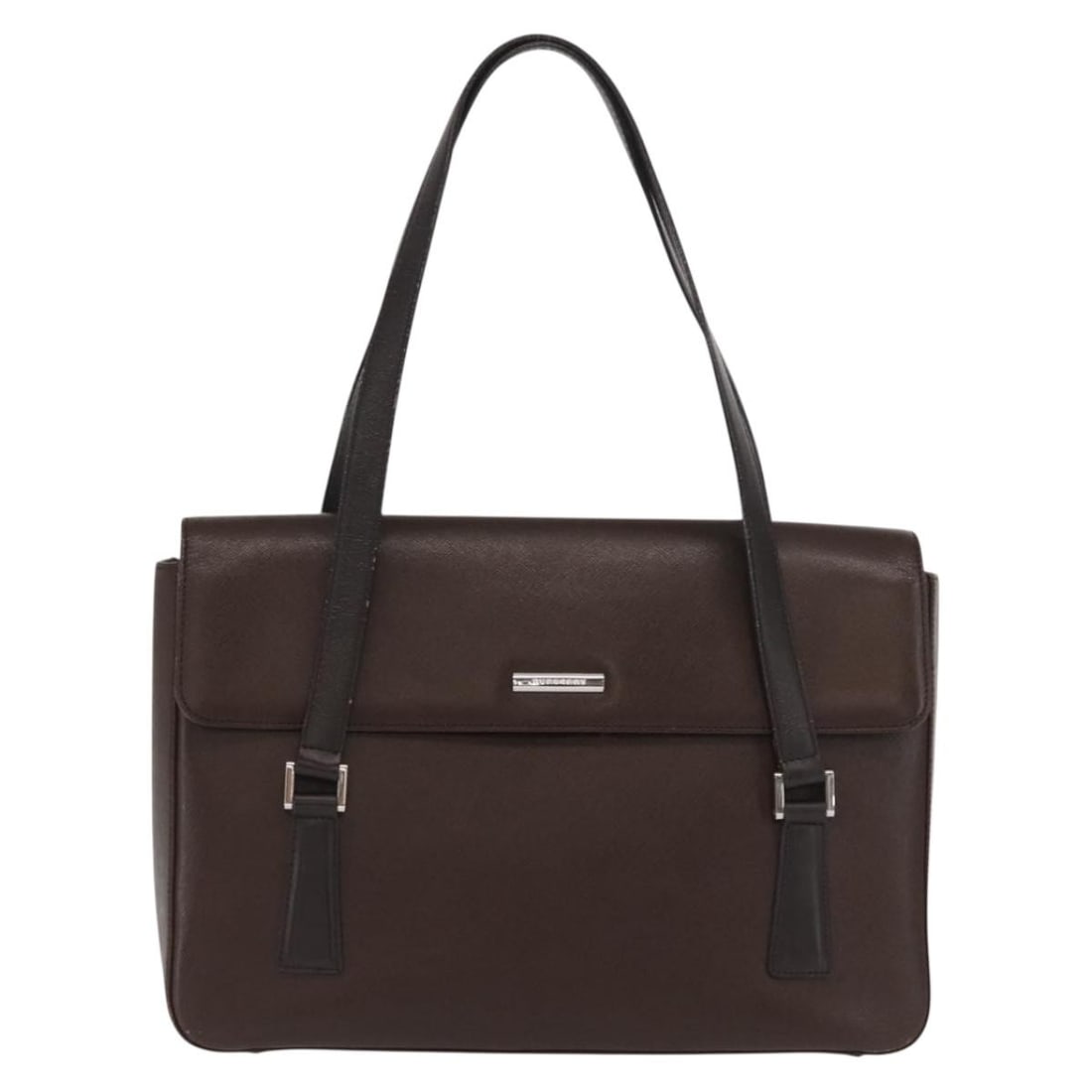 Brown Leather Vintage Burberry Women's Handbag (1 of 18)