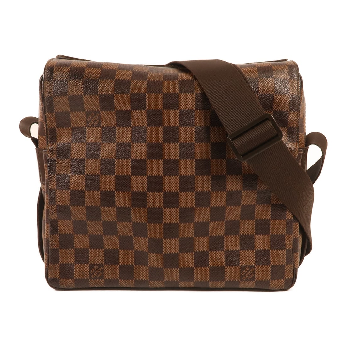 LOUIS VUITTON Naviglio Shoulder Bag N45255 Damier Brown GHW (1 of 16)