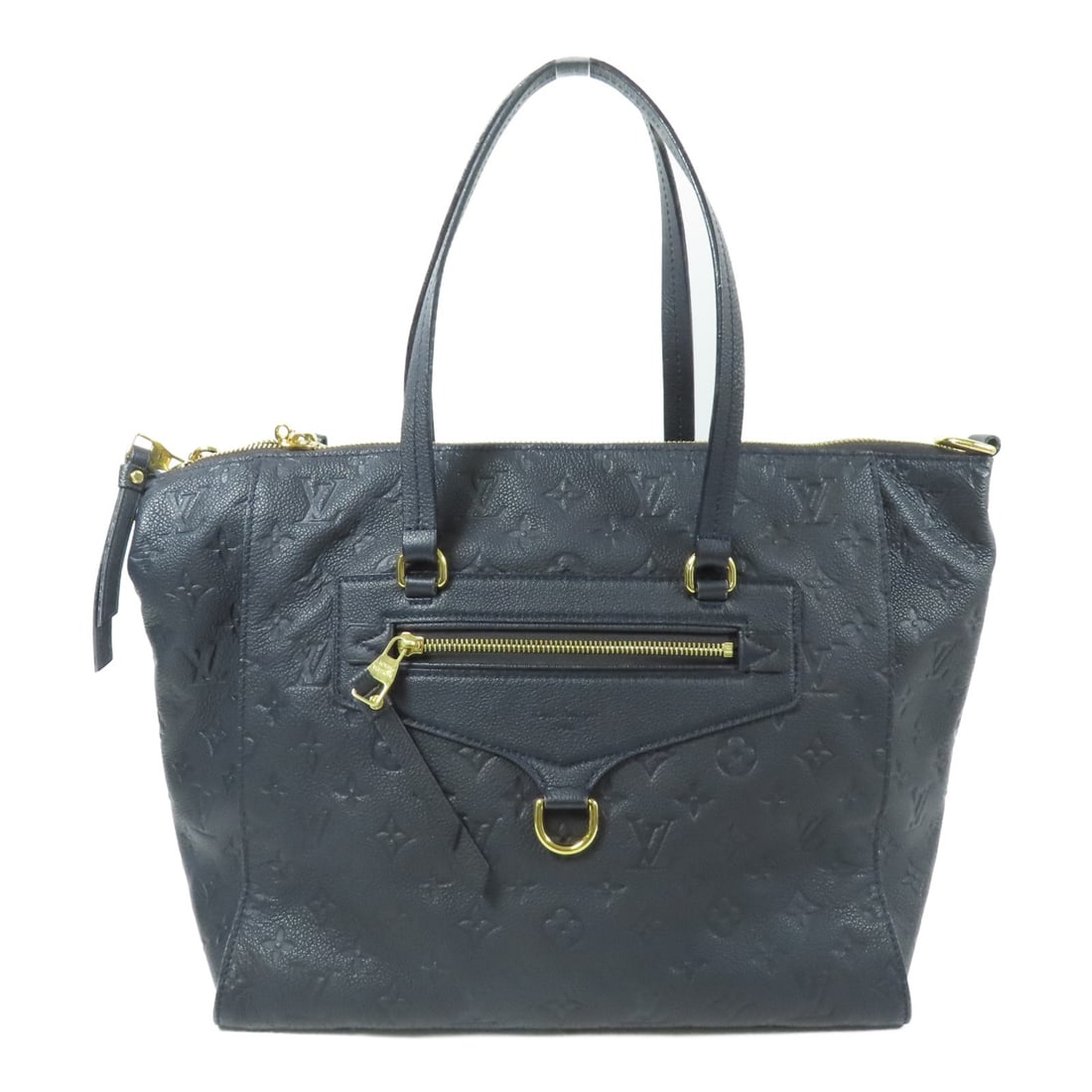 LOUIS VUITTON Lumineuse PM 2-Way Shoulder Bag Blue Calfskin: LOUIS VUITTON Lumineuse PM 2-Way Shoulder Bag Blue Calfskin Elevate your style with the LOUIS VUITTON Lumineuse PM Shoulder Bag, crafted from premium calfskin leather. This versatile 2-way shoulder ba